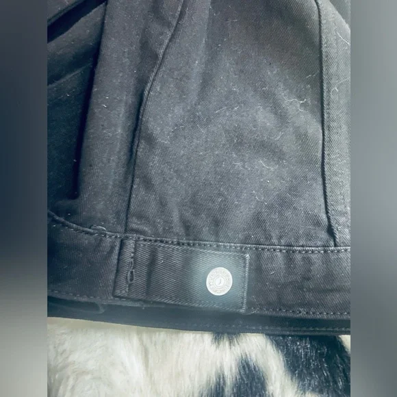 NWT Women’s cropped Black Denim Jean Jacket Sz 3X - Picture 3 of 10